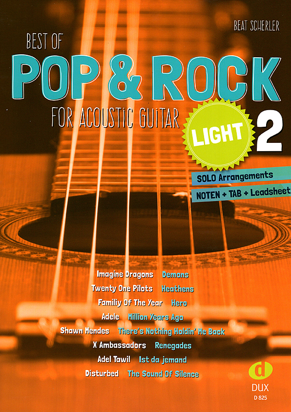 Beat Scherler, Best of Pop & Rock light Vol. 2, guitar sheet music