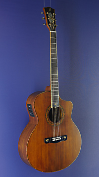 Merida Diana DG20 KOA LCEH steel-string guitar in Mini Jumbo form