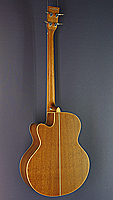 Tanglewood Akustikbass, Mensur 86 cm, massive Sitka Fichte, Mahagoni, Pickup, Rückseite