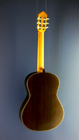 Heiner Dreizehnter Classical Guitar, cedar, rosewood, scale 65 cm, year 2007, back