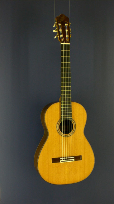 Rolf Eichinger luthier guitar cedar, rosewood, year 2006, scale 64 cm