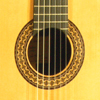 Rosette von Konzertgitarre, gebaut von Wolfgang Gutscher