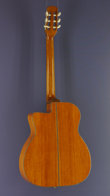 Kirkland Jazz Guitar Django-Model, cutaway, spruce, mahogany, back view
