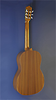 Lacuerda, Model chica 62/3, 7/8-Guitar cedar, mahogany, scale 62 cm, back view