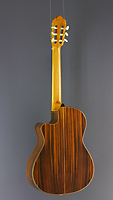 Alhambra Model 5P CW E2, classical guitar cedar, rosewood, cutaway, Fishman Prefix Pro Blend pickup, back side
