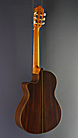 Alhambra Model 5P CW E8, classical guitar cedar, rosewood, cutaway, Fishman Flex M  Blend pickup, back side