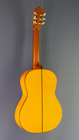 Artesano, Flamenco Gitarre mit Tonabnehmer, Fichte, Zypresse, Pickup, Rückseite