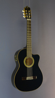 Artesano, Electro Acoustic Classical Guitar cedar, mahogany, black finish, cutaway, pickup