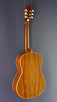 Höfner classical guitar, scale 65 cm, spruce, Indian apple, back view