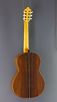 Juan Aguilera, Modell Campanilla, klassische Gitarre Zeder, Palisander, Rückseite