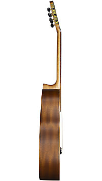 Lacuerda, Model 65/2, classical guitar spruce, mahogany, scale 65 cm, side view