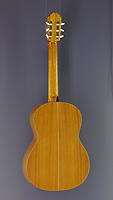 Ricardo Moreno 1a klassische Gitarre, Mensur 65 cm, Fichte, Mahagoni, Rückseite
