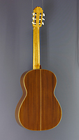 Ricardo Moreno 2a klassische Gitarre, Mensur 65 cm, Fichte, Mahagoni, Rückseite