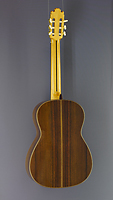 Ricardo Moreno Albeniz klassische Gitarre, Mensur 64 cm, Fichte, Palisander, Rückseite