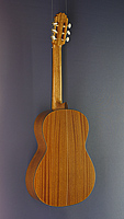 Ricardo Moreno, Model 1a, classical guitar spruce or cedar top, mahogany, scale 65 cm, back view