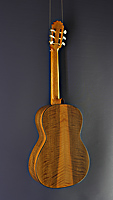 Ricardo Moreno 3a, klassische Gitarre, Mensur 65 cm, Fichte oder Zeder, Nussbaum, Rückseite