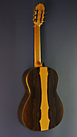 Ricardo Moreno, Model C-Z, classical guitar cedar, ziricote, back view