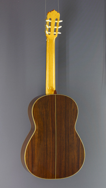 Vicente Sanchis, Model A-2, classical guitar spruce, rosewood, back side