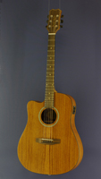 James Neligan Westerngitarre Dreadnought-Form, Mahagoni, Pickup, Cutaway