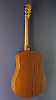 James Neligan Linkshänder Steelstring Gitarre Dreadnought-Form, Mahagoni, Rückseite