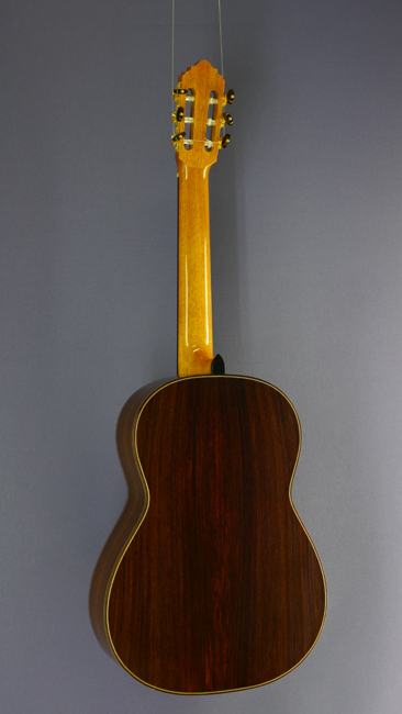 Agron Llanaj, Albert & Muller Luthier Guitar, Doubletop, cedar, rosewood, year 2013, back side