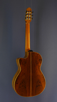 Albert & Muller CL4 Classical Guitar cedar, rosewood, cutaway, year 1999, back view