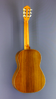 Andreas Wahl classical guitar spruce, rosewood, 2011, back