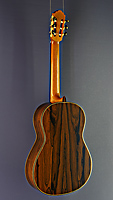 Daniele Chiesa Meistergitarre Zeder, Ziricote, Mensur 65 cm, Baujahr 2019, Rückseite