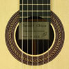 Daniele Chiesa classical guitar spruce, rosewood, 2012, scale 64 cm, rosette, label