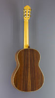 Daniele Chiesa Luthier guitar cedar, rosewood, scale 65 cm, 2012, back view
