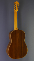 Dominik Wurth classical guitar with short scale 64 cm , spruce, rosewood, year 2015, back view