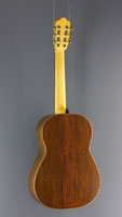 Dominik Wurth Classical Guitar spruce, rosewood, 2013, scale 64 cm, back view