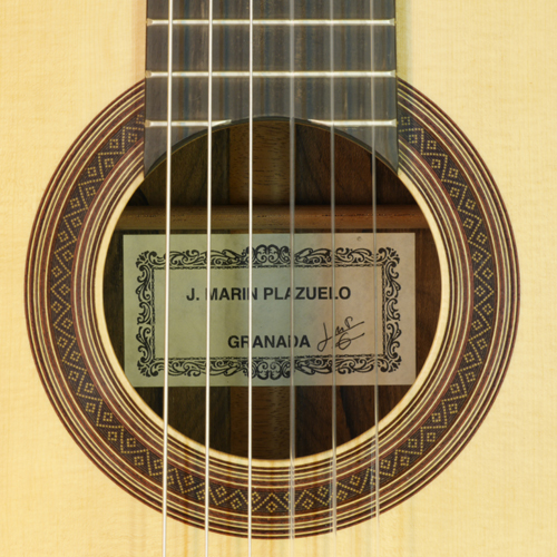 Rosette von Konzertgitarre, gebaut von José Marin Plazuelo