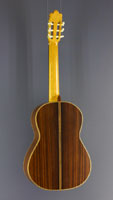 Juan Lopez Aguilarte Classical Guitar, spruce, rosewood, scale 65 cm, year 2005, back