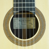 Sascha Nowak Classical Guitar spruce, rosewood, year 2014, rosette, label
