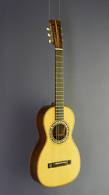 Sören Lischke Luthier Guitar built in 2017 after guitar "Ella" (1860) with spruce top and back and sides made of rosewood