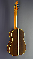 Sören Lischke Classical Guitar built in 2017 with spruce top and back and sides made of rosewood, scale 65 cm, back view