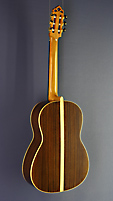 Sören Lischke Konzertgitarre mit Zederdecke und Zargen und Boden aus Palisander, Mensur 65 cm, Baujahr 2020, Rückseite
