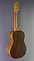Stefan Zander guitar spruce, rosewood, 2002, back view