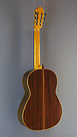 Stefanos Poligenis luthier guitar cedar, rosewood, year 2016, back side