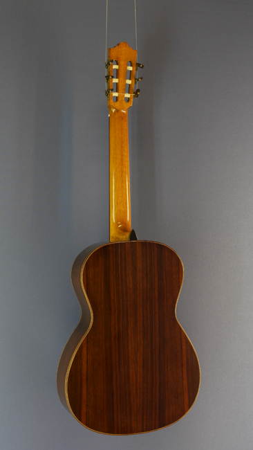 Thomas Friedrich luthier guitar cedar, rosewood, year 2015, back view