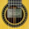 Yonghan Lee Classical Guitar Doubletop, cedar, rosewood, 2013, rosette, label