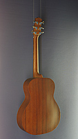 SX Travel Guitar, cedar (laminated), mahogany scale 59 cm, back view