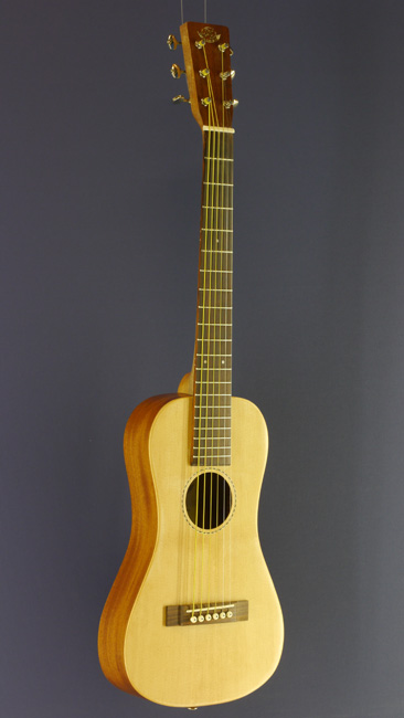 SX Reisegitarre, Sitka-Fichte, Mahagoni, Mensur 58 cm