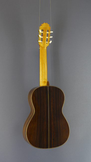 Ricardo Moreno Requinto oder Terzgitarre, Fichte, Palisander, Mensur 54,5 cm, Rückseite