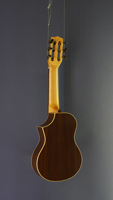 Stefano Robol Guitarlele Zeder Palisander, Mensur 43,3 cm, Cutaway, Rückseite
