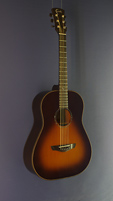 Faith Mars steel-string guitar drop shoulder Dreadnought form, cedar, mahogany, sunburst