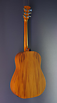 Faith Naked Mars Electro steel-string guitar,  Drop Shoulder Dreadnought shape, Sitka spruce, mahogany, Fishman pickup, back view