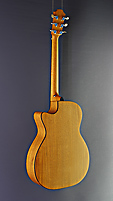 Furch Westerngitarre, OM-Form, Zeder, Mahagoni, Cutaway und L.R. Baggs Pickup Rückseite