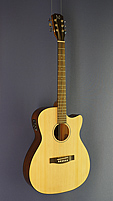 James Neligan steelstring acoustic guitar in Mini Jumbo Form, spruce, mahogany, natural glossy finished, pickup, cutaway